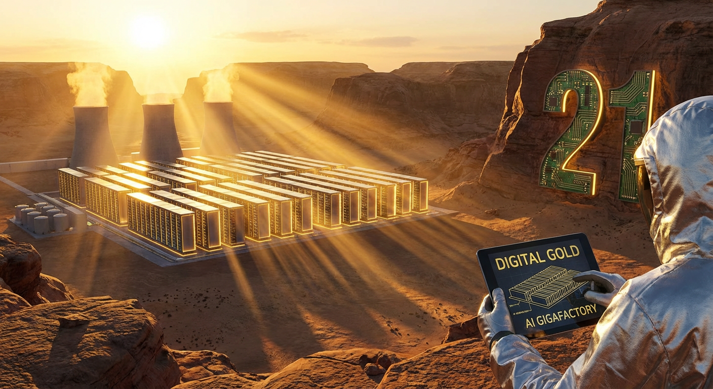 O Ouro Digital: Por Que as AI Gigafactories Sáo o Verdadeiro Tesouro do Século XXI