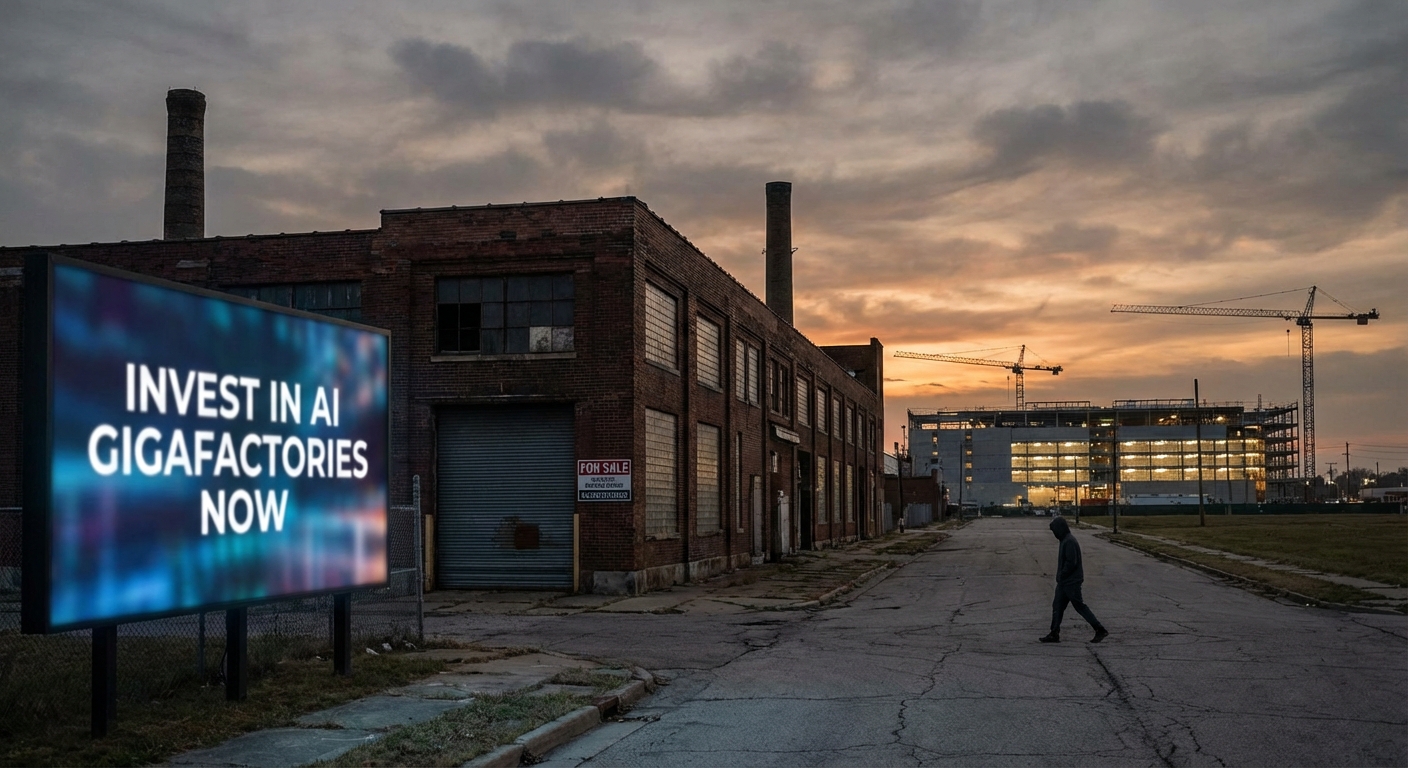 A Desaceleração Industrial Americana Reforça a Necessidade Urgente de Investimento em Inteligência Artificial e Gigafactories de IA