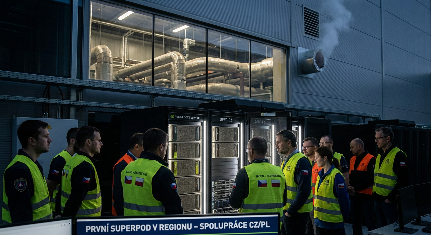 Á Revolução da Inteligência Artificial chega à Europa Central: O Superpod Nvidia em Poznań marca um novo paradigma